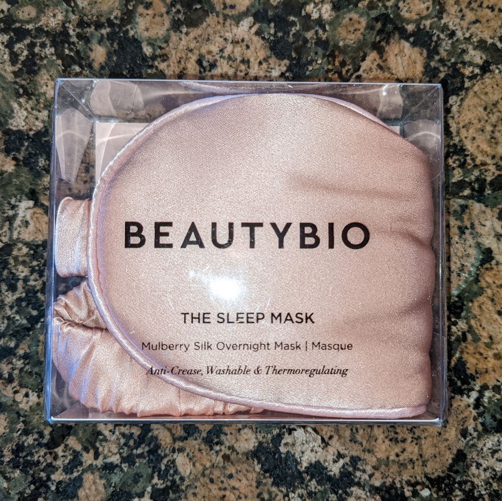 Pink Mulberry Silk Sleep Mask By BeautyBio
